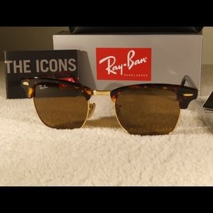 Ray Ban RB 3016 ClubMaster Brown Tortoise